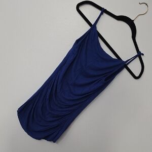 Kenar Royal Blue Camisole Ruched Top - Size S